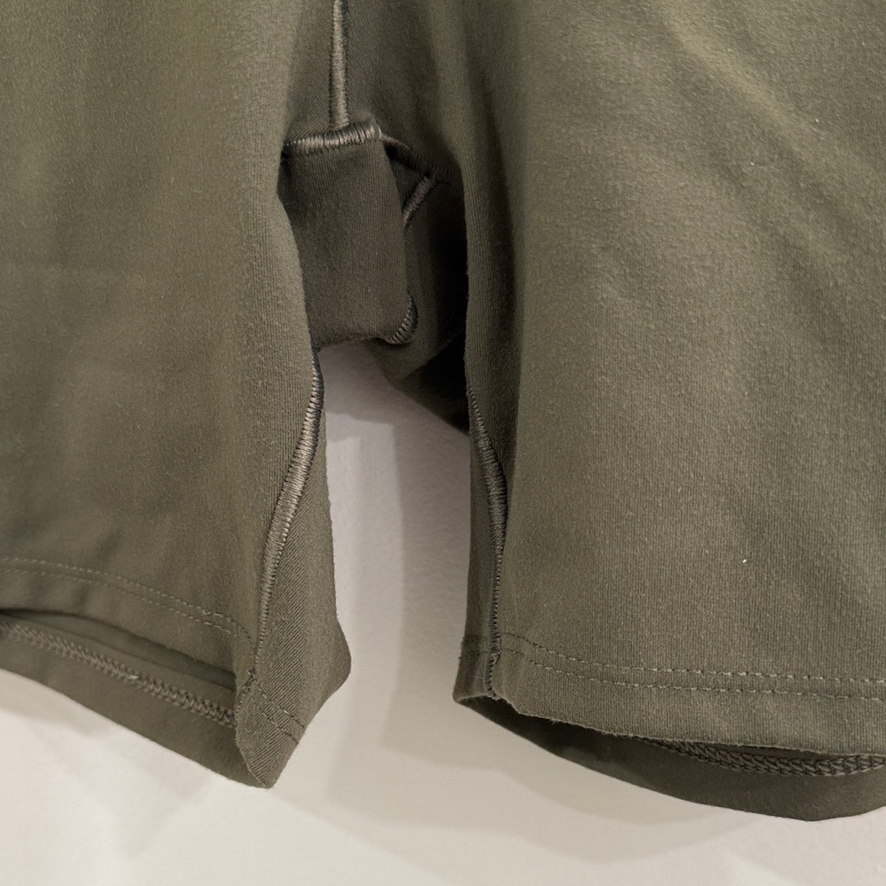 Danskin 2-Pack Motivate Bike Shorts (Black Salt & Army Green) - Size Small / P/P - Picture 11 of 11